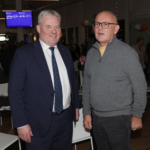 Sigurður Ingi Jóhannsson og Víðir Gíslason.