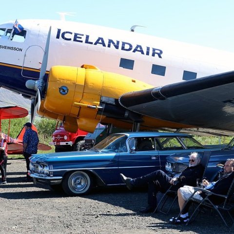 Flugdagur Flugsafns Íslands á Akureyrarflugvelli 2024 Ljósmynd: © Þorgeir Baldursson