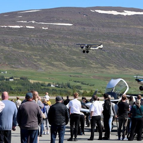 Flugdagur Flugsafns Íslands á Akureyrarflugvelli 2024 Ljósmynd: © Þorgeir Baldursson