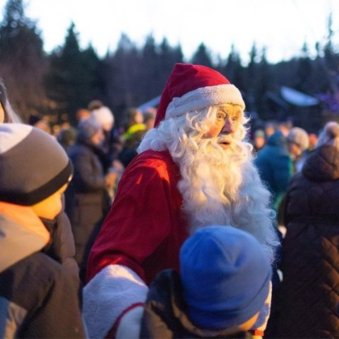 Jólatrésskemmtun Skógræktarfélags Eyfirðinga. Mynd: Hilmar Friðjónsson