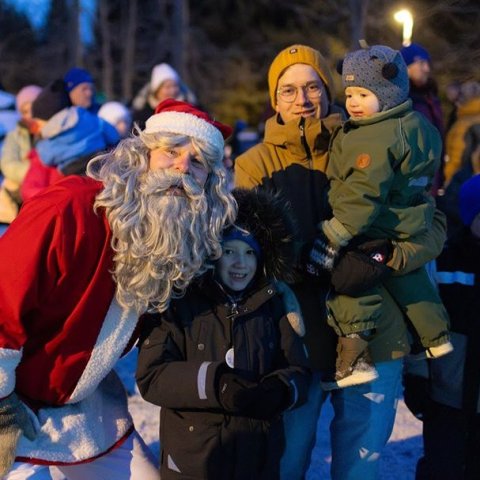 Jólatrésskemmtun Skógræktarfélags Eyfirðinga. Mynd: Hilmar Friðjónsson