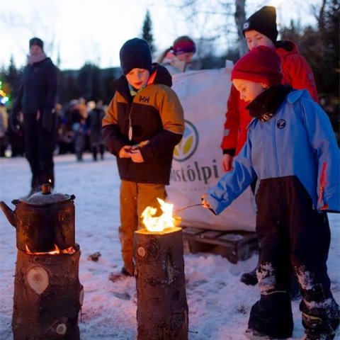 Jólatrésskemmtun Skógræktarfélags Eyfirðinga. Mynd: Hilmar Friðjónsson