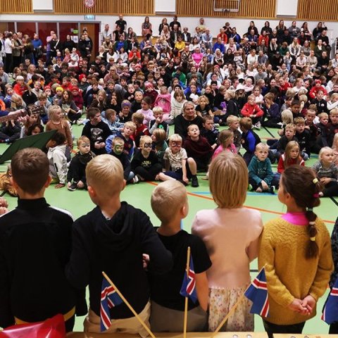 40 ára afmæli Síðuskóla. Mynd: Skapti Hallgrímsson