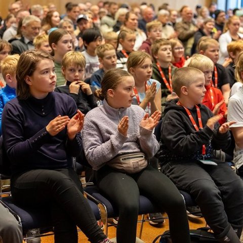 Vísindaskóli unga fólksins 2024. Mynd: Axel Darri Þórhallsson fyrir Vísindaskólann.